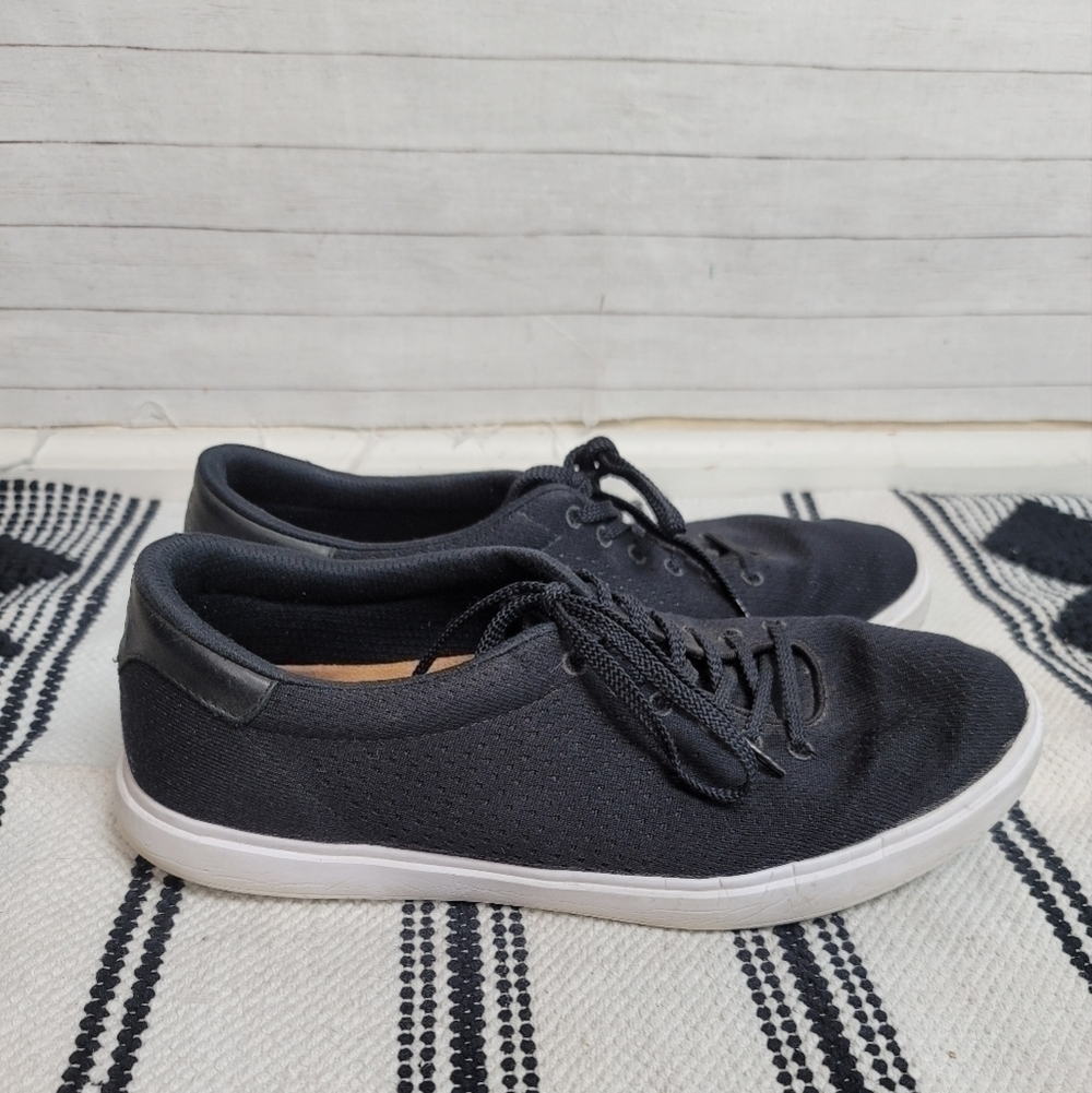 Travis Matthew Cuater Phenom Black Knit Sneakers, sz 10